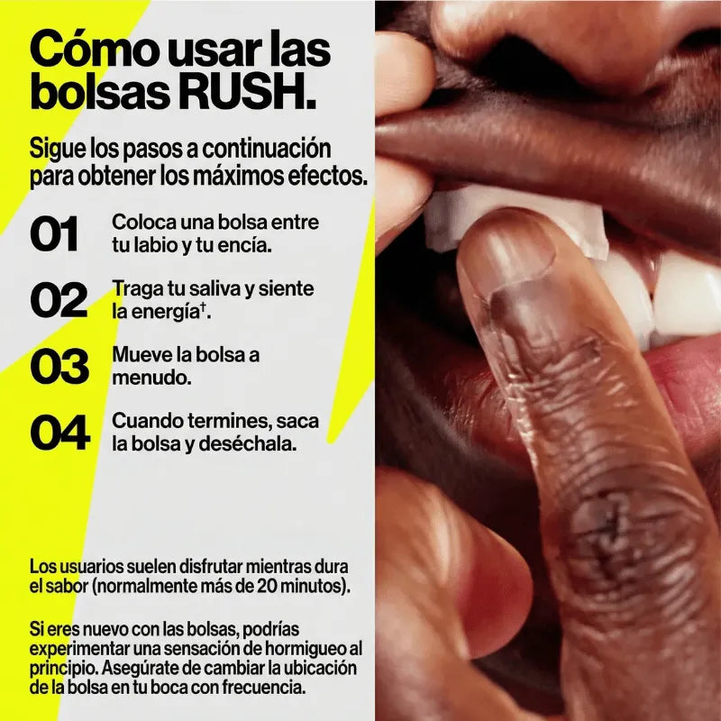 Bolsitas energéticas de menta.